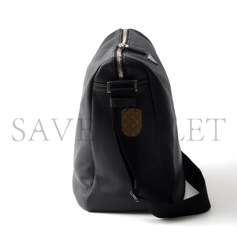 Pra*a large leather shoulder bag 2vh185 (43*32*18cm)